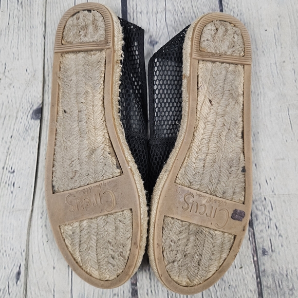 CIRCUS by SAM EDELMAN | Lena mesh & leather espadrille slipon flats - Picture 7 of 10